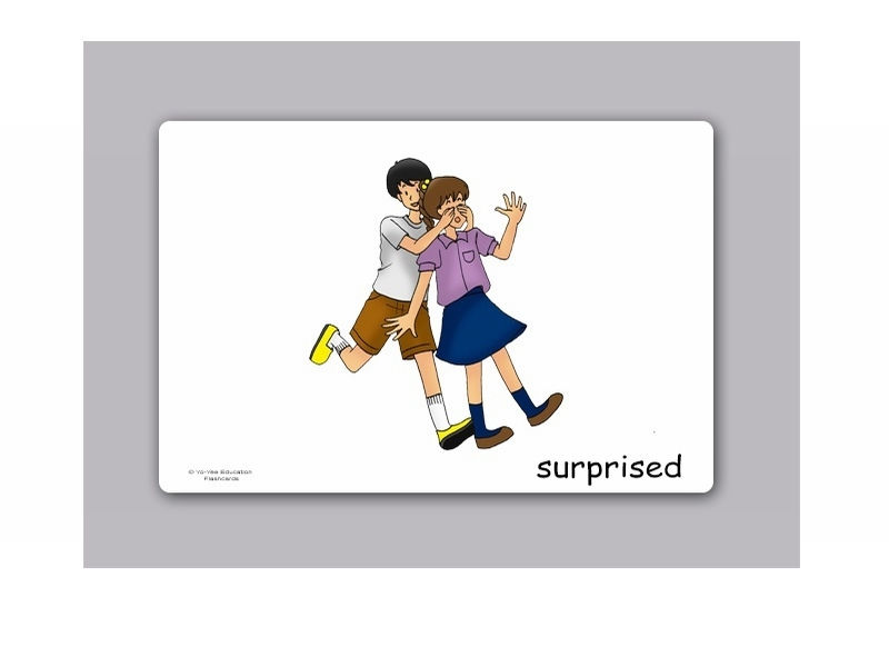 บัตรคำ ชุด ความรู้สึก สำหรับสอนภาษาอังกฤษ Feelings Flash Cards รูปที่ 4