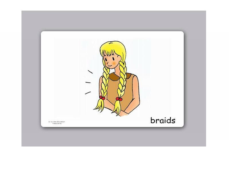 บัตรคำ ชุด บรรยายลักษณะของคน สำหรับสอนภาษาอังกฤษ Describing People Flash Cards รูปที่ 4