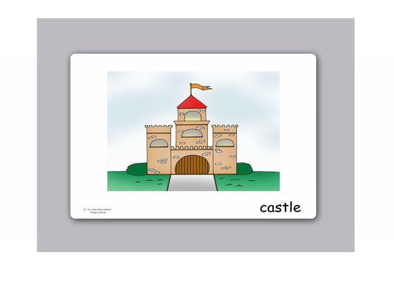 บัตรคำ ชุด สิ่งปลูกสร้าง สำหรับสอนภาษาอังกฤษ Buildings Flash Cards รูปที่ 3