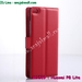รูปย่อ M1539-03 เคสฝาพับ Huawei P8 Lite สีแดง รูปที่2