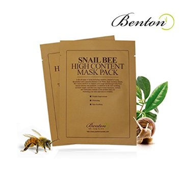BENTON Snail Bee High content Sheet Mask แผ่นมาสก์หน้าเกาหลี รูปที่ 1