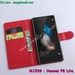 รูปย่อ M1539-03 เคสฝาพับ Huawei P8 Lite สีแดง รูปที่3