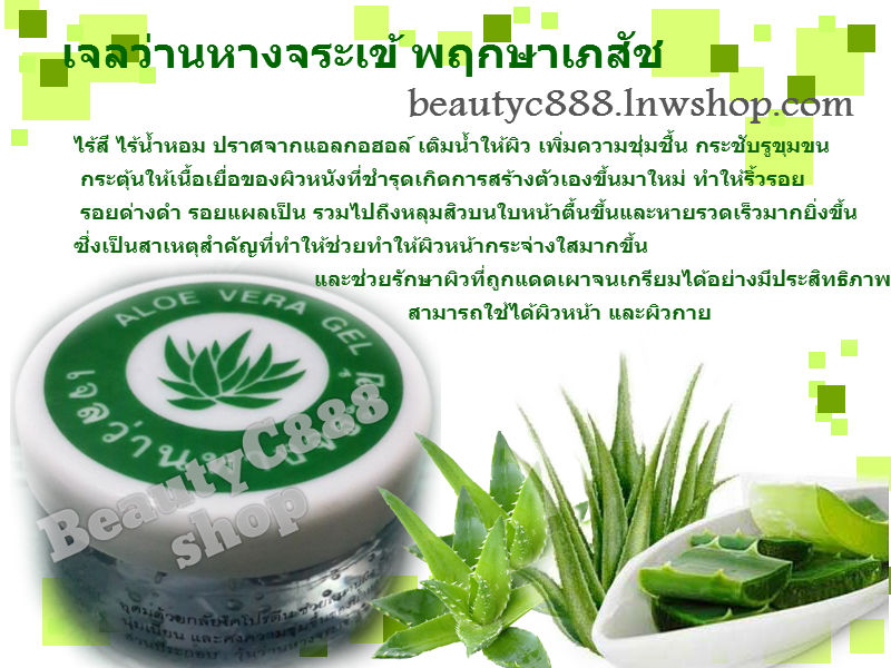 ==ปลีก-ส่ง==[เจลว่านหางจระเข้] ไร้สี ไร้กน้ำหอม ปราศจากแอลกอฮอล์ ลดรอยแผลเป็นจากสิว กระชับรูขุมขน เติมน้ำให้ผิว รูปที่ 2