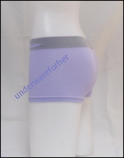 ชุดชั้นในผู้หญิง  CK BOXER  สีม่วงขอบใหญ่มีรูปปากที่ขอบ รูปที่ 2