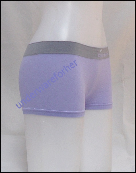 ชุดชั้นในผู้หญิง  CK BOXER  สีม่วงขอบใหญ่มีรูปปากที่ขอบ รูปที่ 3