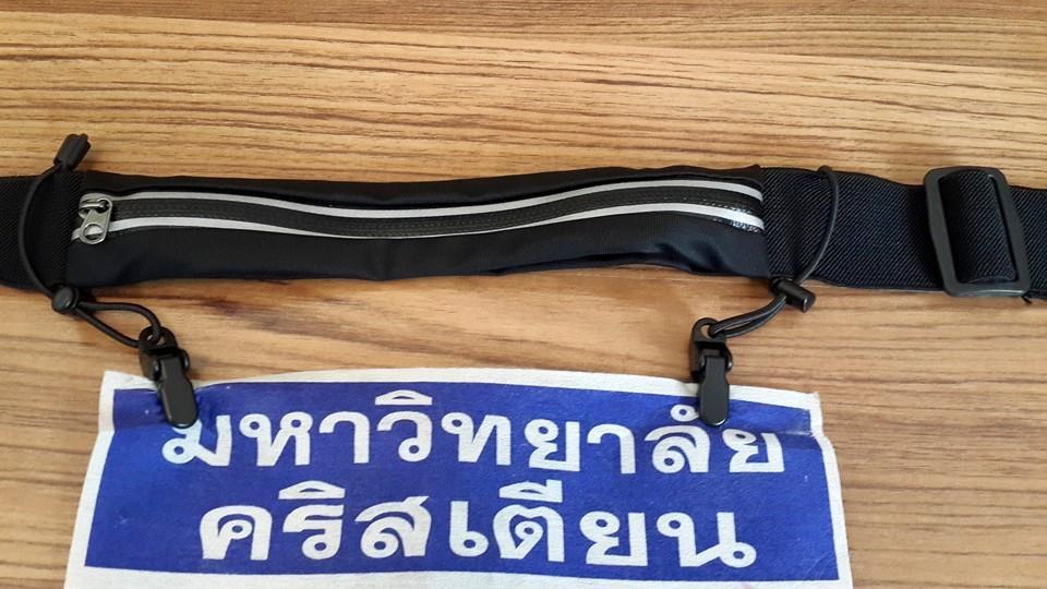 กระเป๋าคาดเอวสำหรับวิ่งและขี่จักรยาน สายติด BIB แบบคาดเอว รูปที่ 4