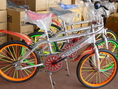 จักรยาน BMX 20 นิ้ว เฟรมชุบโครเมียม วงล้อสีและซี่ลวดสี จานใหญ๋