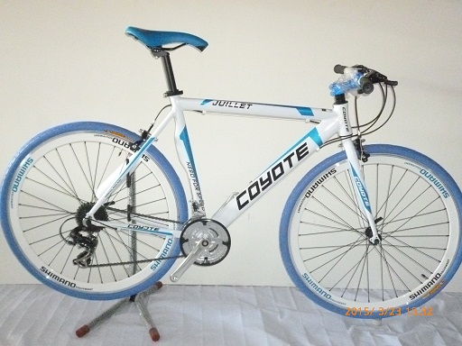COYOTE รุ่น Juillet จักรยานไฮบริด 24 สปีด เฟรมอลูมิเนียม รูปที่ 2