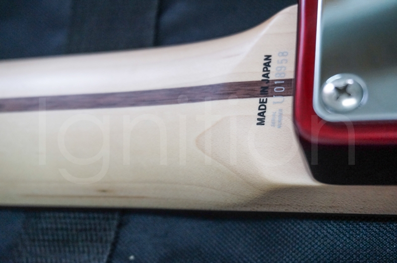 เบส FENDER AERODYNE JAZZ BASS PASSIVE PJ 2011 Old Candy Apple Red รูปที่ 6