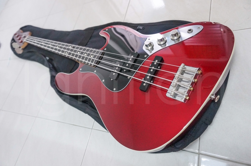 เบส FENDER AERODYNE JAZZ BASS PASSIVE PJ 2011 Old Candy Apple Red รูปที่ 2