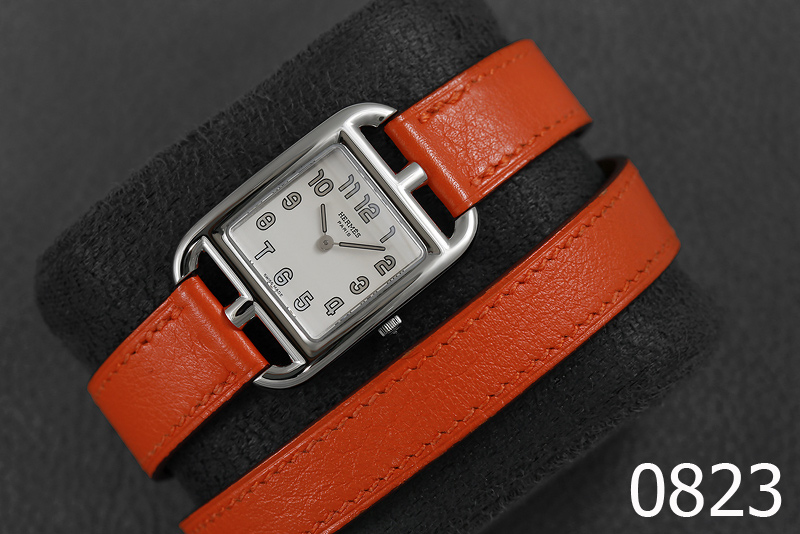 พร้อมส่งครับ HERMES CAPE COD DOUBLE TOURS รุ่นฮิต รุ่นนี้ซื้อใหม่แพงมากครับ (Lady Size) ระบบ Swiss Quartz รูปที่ 2