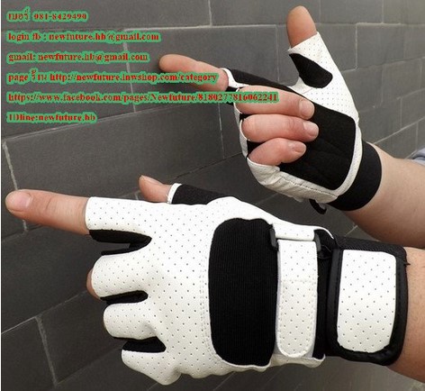 G-030ถุงมือฟิตเนส fitness Glove ถุงมือกีฬา ถุงมือยกเวท ยกน้ำหนัก เพาะกาย เล่นกล้าม กีฬา จักรยาน รูปที่ 1