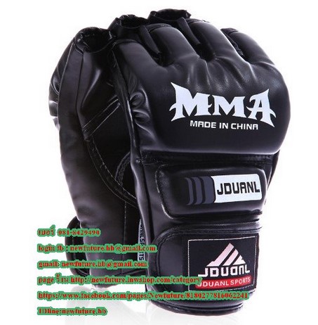 G-055ถุงมือ MMA ไว้สำหรับชกมวย ต่อยมวย และ เบอดี้ คอมแบท ฟิตเนส เพาะกาย เล่นกล้าม กีฬา รูปที่ 1