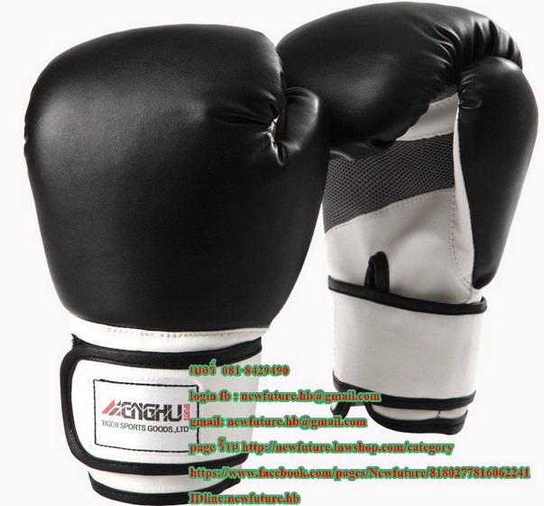 G-061ถุงมือ นวมชกมวยไทย Training Boxing Gloves ฟิตเนส เพาะกาย เล่นกล้าม กีฬา รูปที่ 1