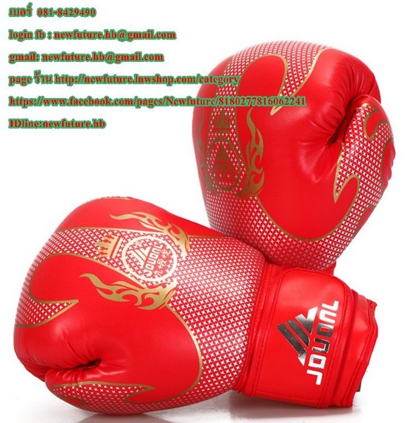 G-058ถุงมือ นวมชกมวยไทย Training Boxing Gloves ฟิตเนส เพาะกาย เล่นกล้าม กีฬา รูปที่ 1