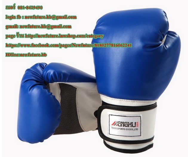 G-059ถุงมือ นวมชกมวยไทย Training Boxing Gloves ฟิตเนส เพาะกาย เล่นกล้าม กีฬา รูปที่ 1