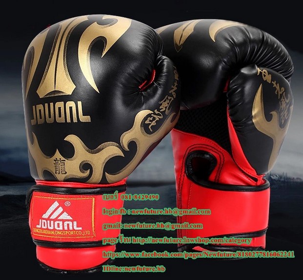 G-057ถุงมือ นวมชกมวยไทย Training Boxing Gloves ฟิตเนส เพาะกาย เล่นกล้าม กีฬา รูปที่ 1