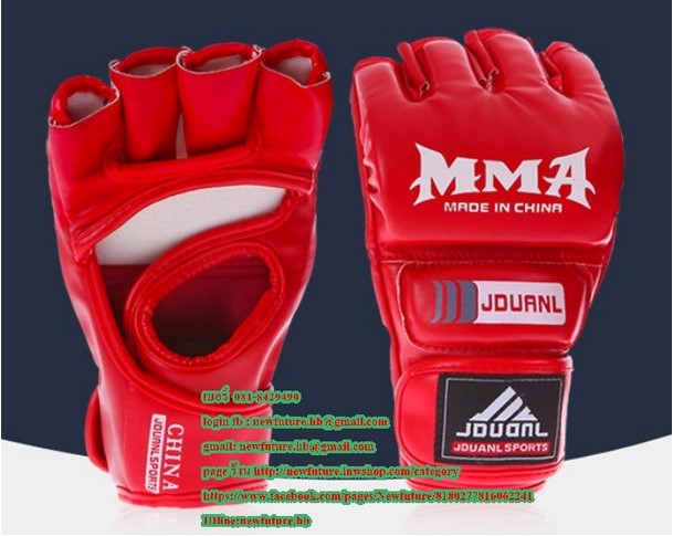 G-049ถุงมือ MMA ไว้สำหรับชกมวย ต่อยมวย และ เบอดี้ คอมแบท ฟิตเนส เพาะกาย เล่นกล้าม กีฬา รูปที่ 1