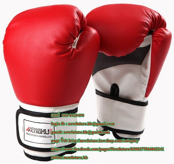 G-060ถุงมือ นวมชกมวยไทย Training Boxing Gloves ฟิตเนส เพาะกาย เล่นกล้าม กีฬา รูปที่ 1