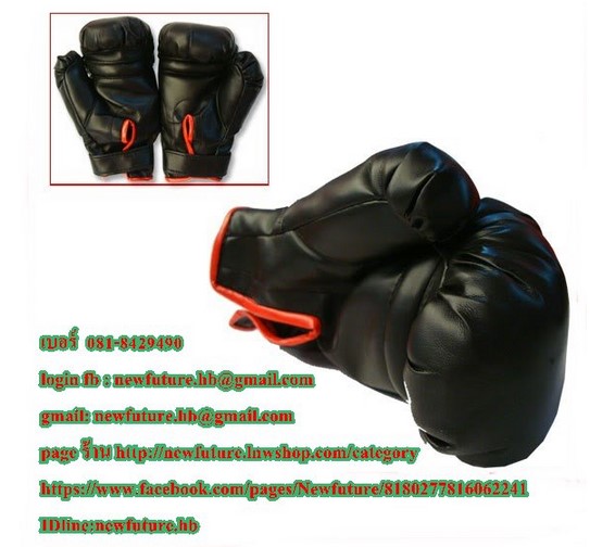 G-062ถุงมือ นวมชกมวยไทย Training Boxing Gloves ฟิตเนส เพาะกาย เล่นกล้าม กีฬา รูปที่ 1