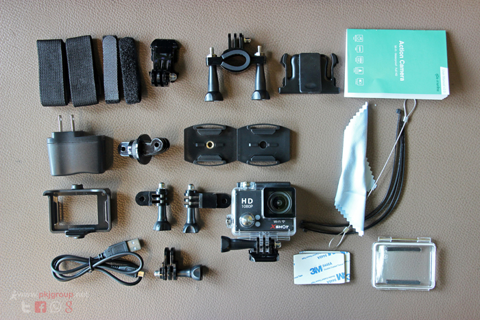กล้องติดหมวกกันน็อค Xshot Action cam Wifi ราคาประหยัด รูปที่ 3