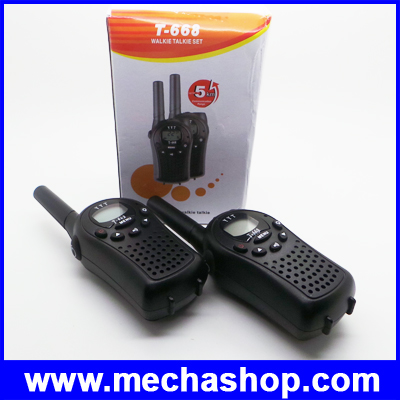 วิทยุสื่อสาร สองทาง walkie talkie T-668 mini pocket PMR  transceiver  T668 two way radio  8Channels รูปที่ 1
