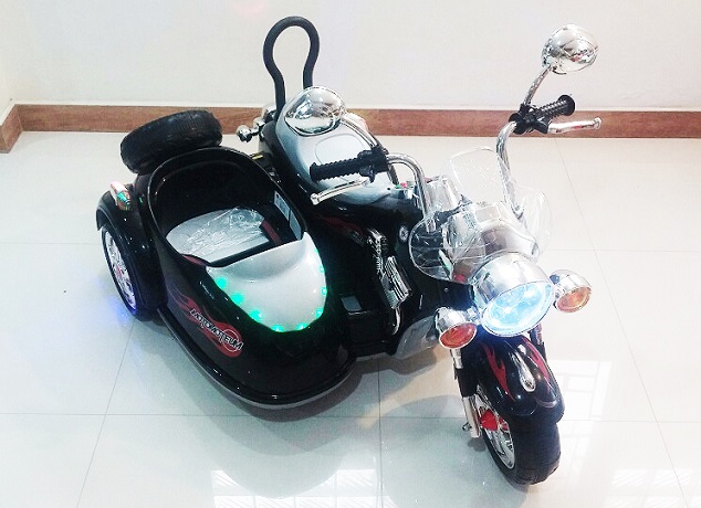 ขายรถแบตเตอรี่เด็ก มอเตอร์ไซค์พ่วงข้าง รูปที่ 4