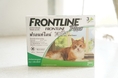 Frontline Plus (ฟรอนท์ไลน์ พลัส) กำจัดเห็บหมัด สำหรับแมว (แพ็คคู่ 920 บาท)
