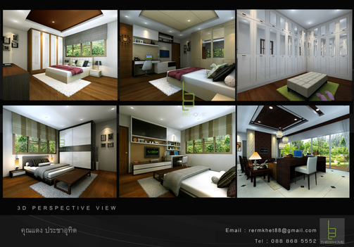 รับออกแบบตกแต่งภายใน เฟอร์นิเจอร์บิ้วอิน รูปที่ 2