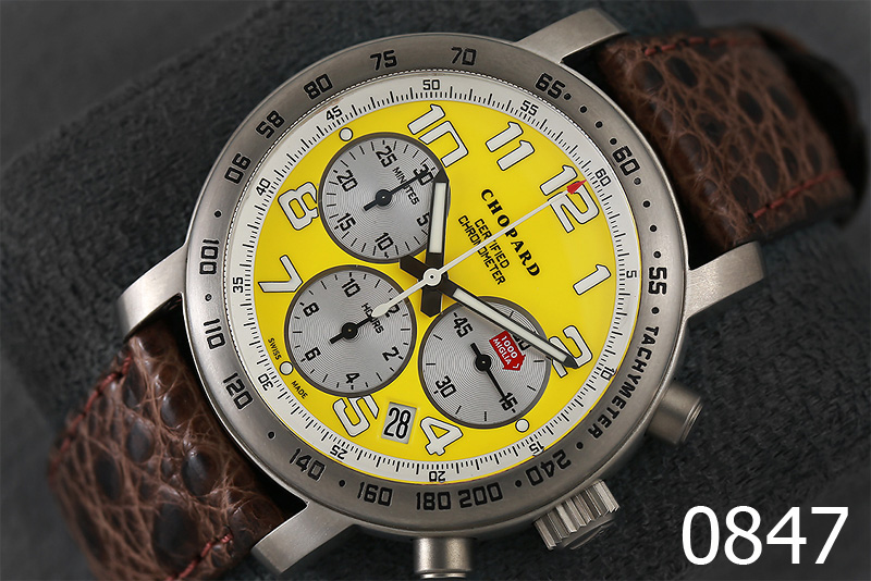 นาฬิกาของแท้ พร้อมส่งครับ CHOPARD CHRONOGRAPH SPEED YELLOW TITANIUM Limited เรือนนี้หล่อแจ่มๆครับ รูปที่ 1