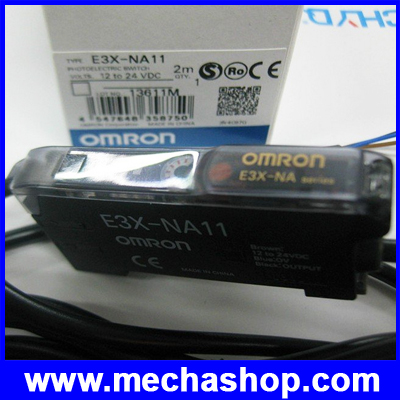 ไฟเบอร์ออปติกเซนเซอร์ เซนเซอร์ fiber optic probe switch sensor fiber amplifier Omron E3X-NA11 รูปที่ 1