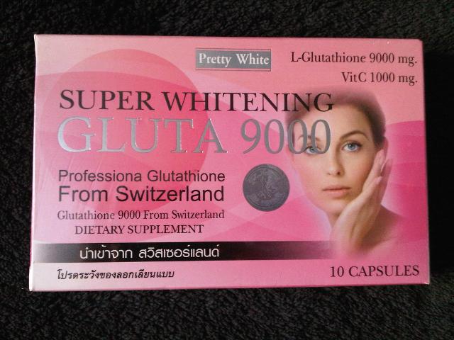 กลูต้า SUPER WHITENING กลูต้า 9000 Professiona Glutathione From Switzerland ราคารวมส่ง ราคาถูก (พร้อมส่ง) 021167 รูปที่ 1