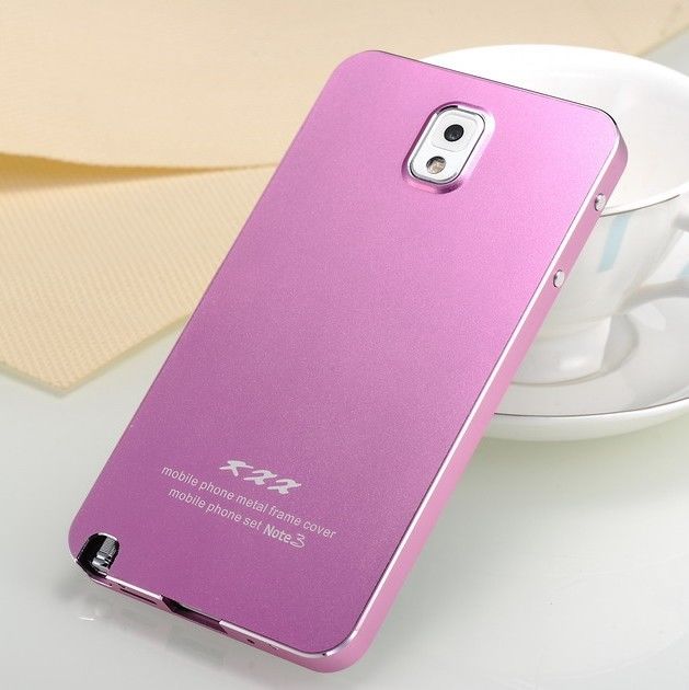 เคสLuxury Ultra Thin Aluminum สีชมพู สำหรับ Samsung Galaxy Note 3 III (พร้อมส่ง)  021168 รูปที่ 1