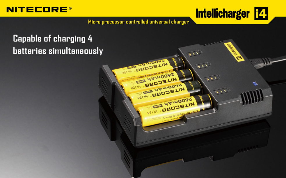 เครื่องชาร์จถ่านอัจฉริยะ NITECORE Intellicharger i4 2014 Version รูปที่ 1