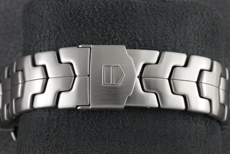 TAG HEUER LINK KING SIZE ของดี พิมพ์นิยม สภาพสวยน่าใช้ หลักขีด ขอบหมุนเทียบจับเวลาได้ สายแบบด้านล้วน สภาพสวย 95% Up รูปที่ 5