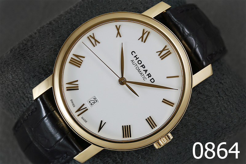 CHOPARD AUTOMATIC 18K GOLD Rare item ตัวเรือนทองคำแท้ สวยคลาสสิค Automatic แสดงวันที่ 18K ทองหนักรวม 74.25 กรัม รูปที่ 2