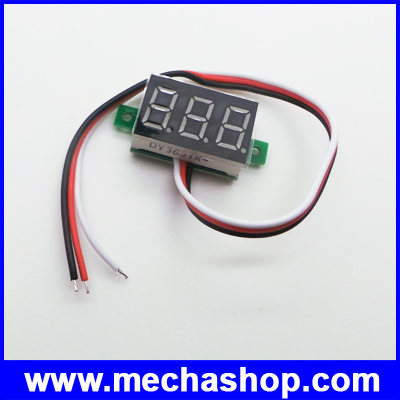 เครื่องวัดแบตเตอรี่ จอมิเตอร์วัดแบตเตอรี่ มิเตอร์วัดแรงดันไฟฟ้ากระแสตรง DC Battery Voltage Monitor Meter DC 0-100V รูปที่ 1