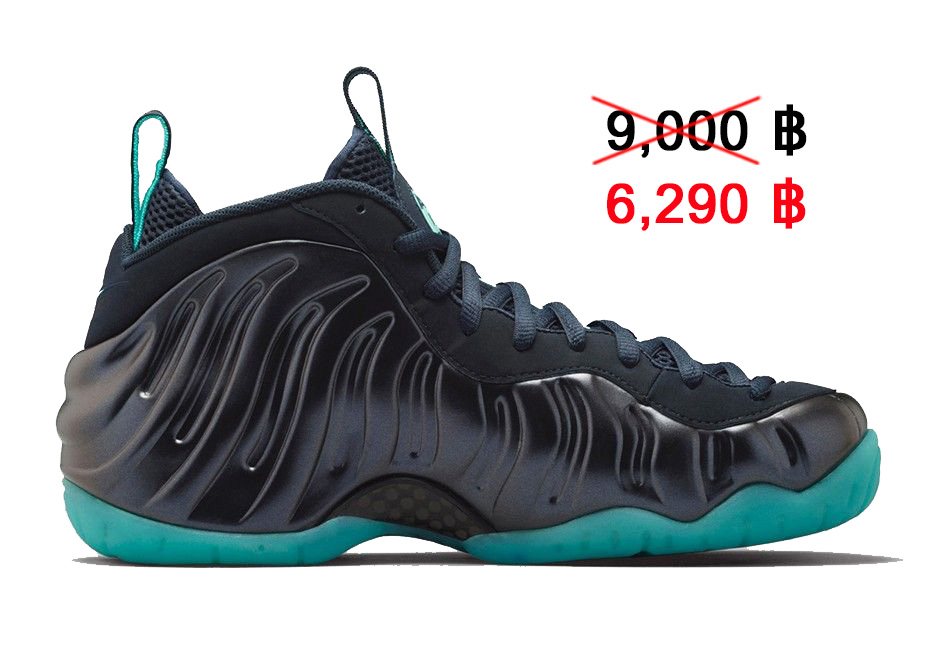 รองเท้า Nike Air Foamposite Pro Dark Obsidian Aquamarine ของแท้ 100% ราคาพิเศษ รูปที่ 5