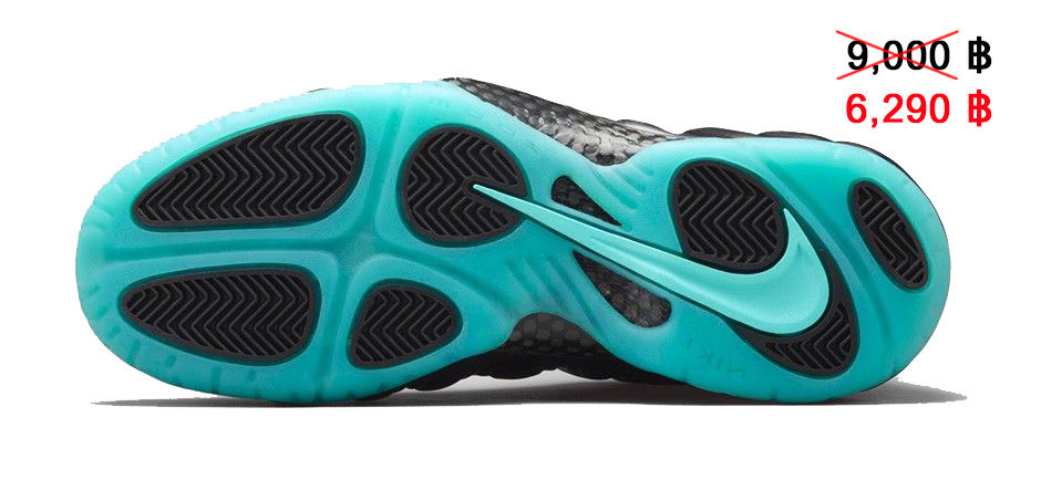 รองเท้า Nike Air Foamposite Pro Dark Obsidian Aquamarine ของแท้ 100% ราคาพิเศษ รูปที่ 7