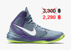 รูปย่อ รองเท้า Nike Prime Hype DF Grey Purple White Dual Fusion Mens Basketball Shoes Sneakers ของแท้ 100%ราคาพิเศษ รูปที่4