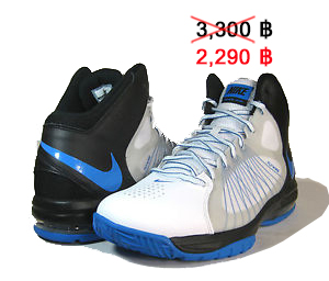 รองเท้า Nike Air Mar Actualizer II Mens Basketball White/Blue-Black ของแท้ 100%ราคาพิเศษ รูปที่ 7