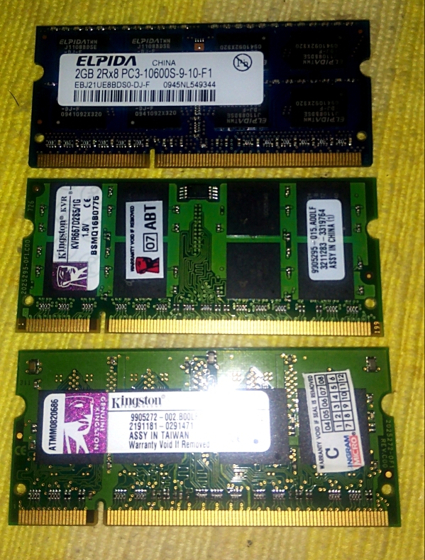 RAM NOTEBOOK DDR3 , DDR2 ราคาถูก รูปที่ 1