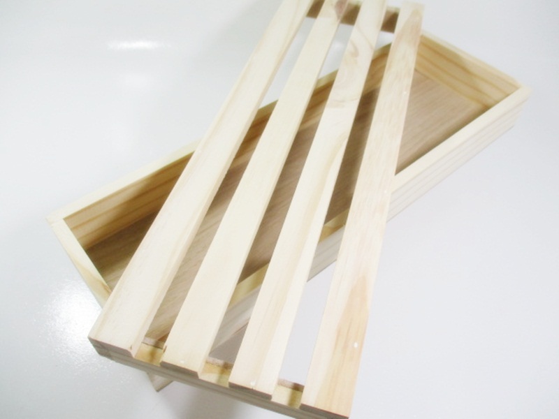 กล่องไม้สนฝาครอบแบบระแนงขนาด 15x38x7cm รูปที่ 5