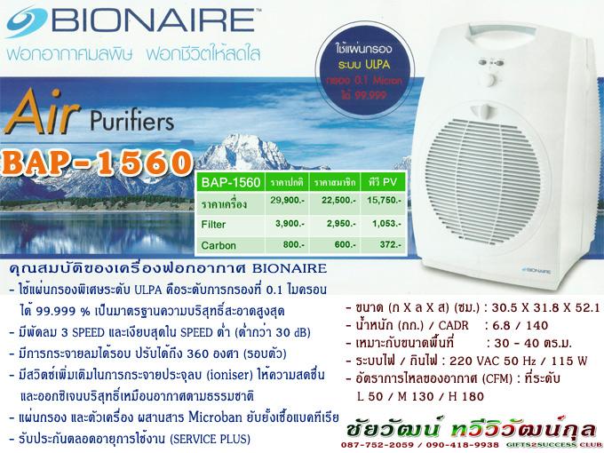 เครื่องฟอกอากาศไบออนแอร์ รูปที่ 4