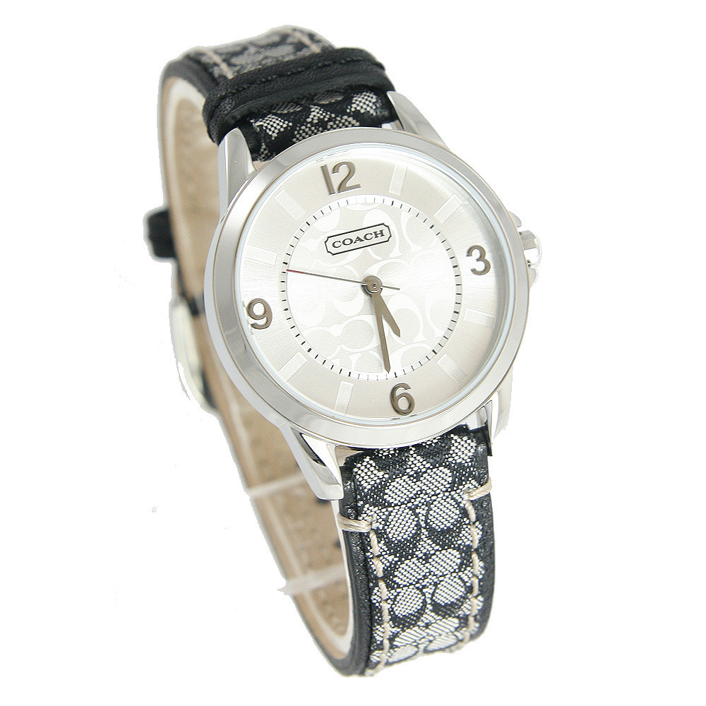 Coach Classic Signature Logo Leather Strap Watch 14501631 รูปที่ 2