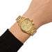 รูปย่อ Michael Kors MK5384 Women's Chronograph Mini Runway Gold-Tone Stainless Steel Bracelet Watch รูปที่6