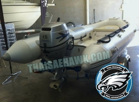 Thai Seahawk จำหน่ายเรือยางล่องน้ำตก ผ้า Korean PVC อย่างดี สินค้านำเข้า คุณภาพดี !!! รูปที่ 1