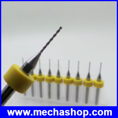 ดอกเจาะ ขนาด 0.7มม. (1ชุด มี10ดอกเจาะ) PCB Print Circuit Board Carbide CNC Micro Drill Bits Tool รูปที่ 1