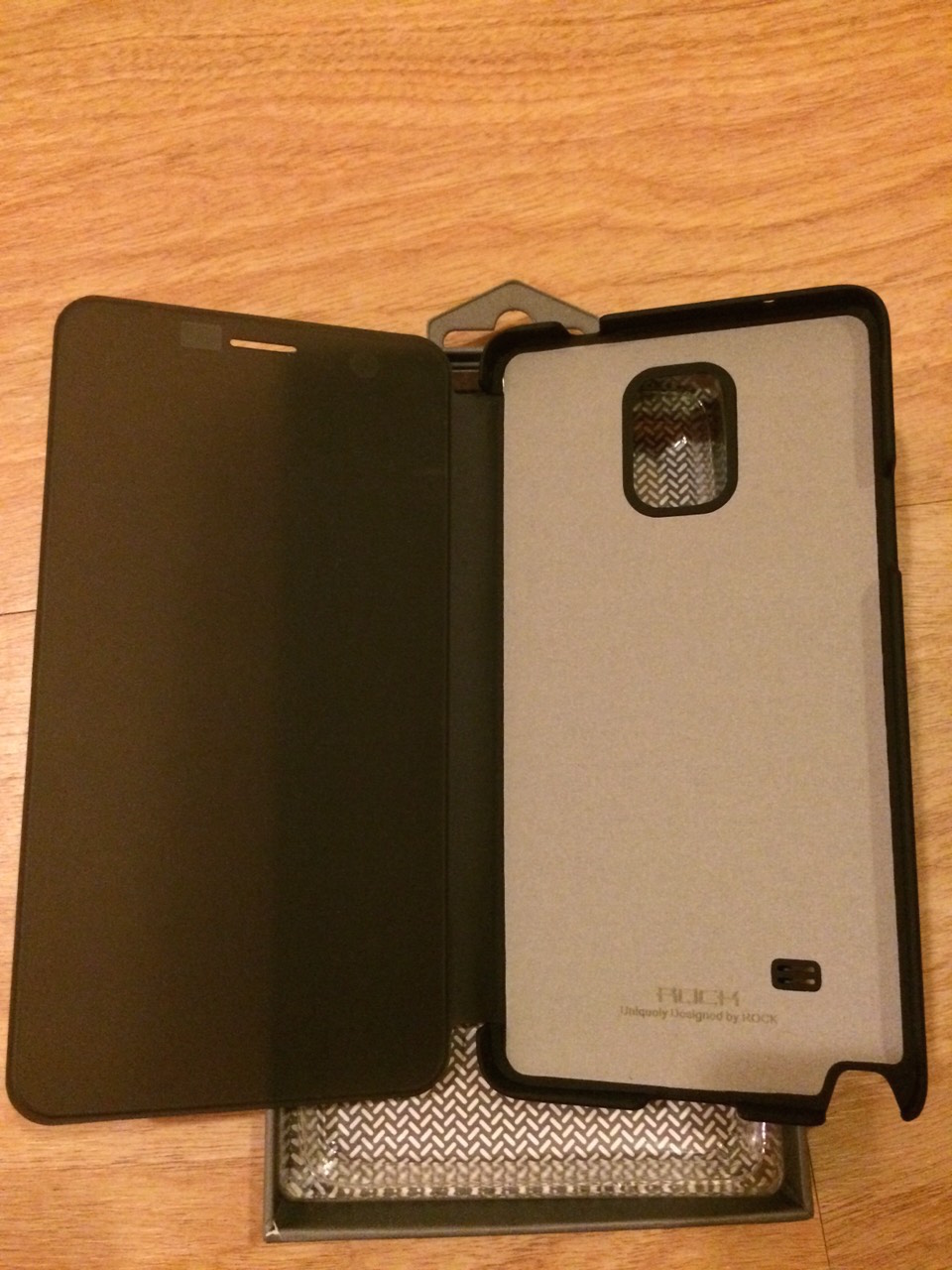 เคสมือถือ Samsung Galaxy Note4 มีฝาปิดหน้าจอ เลื่อนรับสายได้โดยไม่ต้องเปิดเคส รูปที่ 1