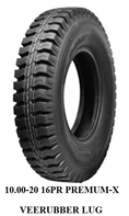 ยางรถบรรทุกลายดอกบั้ง ดอกลึกพิเศษ 10.00-20 16PR PREMUM-X VEERUBBER LUG ราคาถูกมาก โทร 0818903354